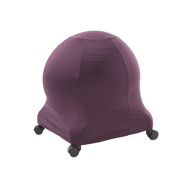 Plum ball chair cover